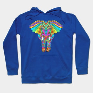 Colorful Elephant Hoodie
